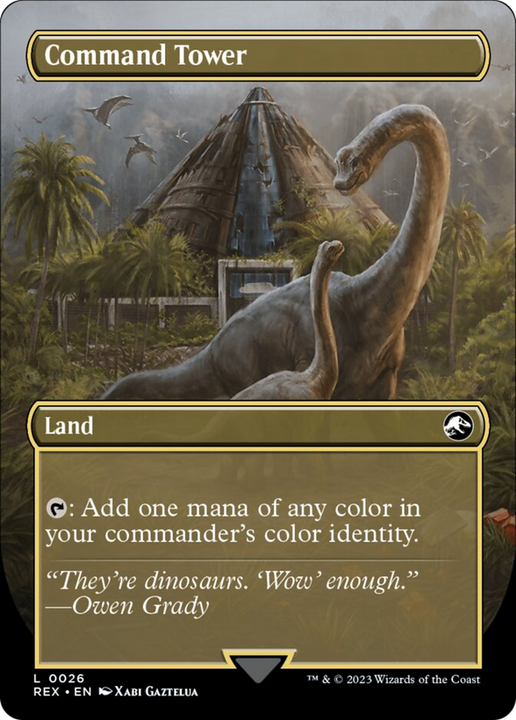 Command Tower // Command Tower (Borderless) [Jurassic World Collection