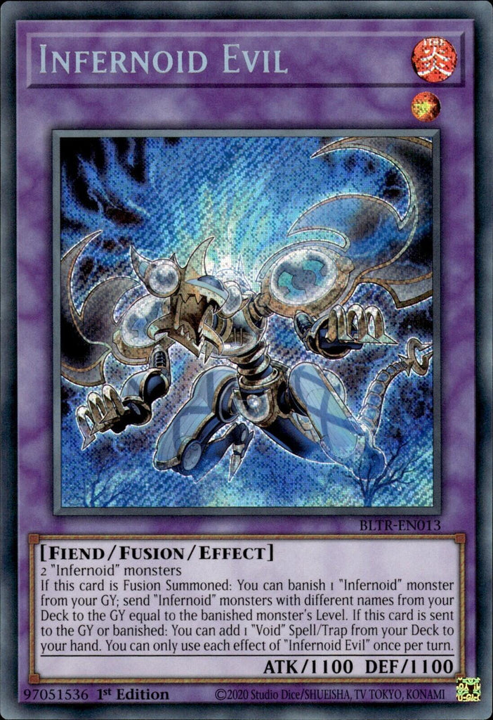 infernoid yugioh deck Evil [BLTR-EN013] Secret Rare Options:125/124 (Holofoil) (Secret) - XY - Fates Collide (FCO) Yugioh! LP Return Zombie DEF3800 Once per turn