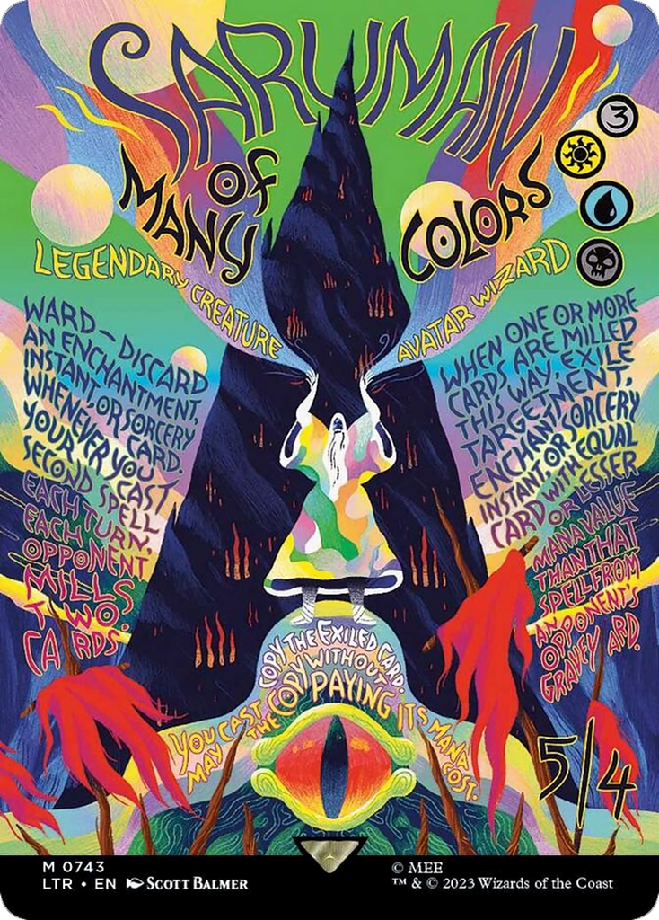 Saruman of Many Colors (Borderless Poster) [The Lord of the Rings: Tal
