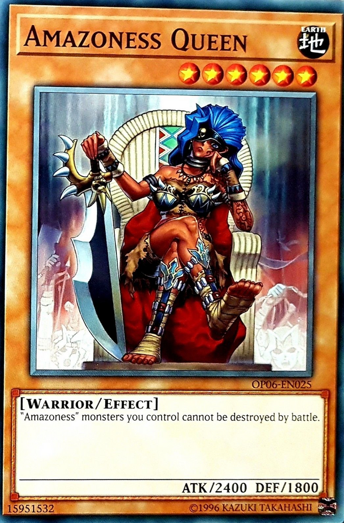 yugioh cards amazoness Amazoness Queen [OP06-EN025] Common