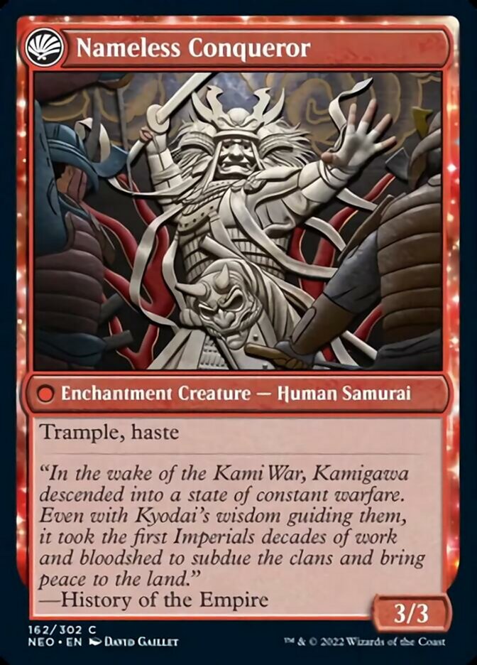 The Shattered States Era // Nameless Conqueror [Kamigawa: Neon Dynasty