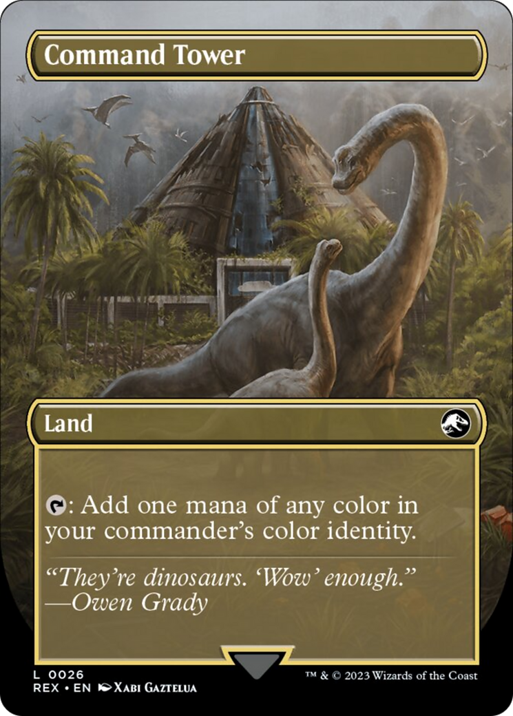 Command Tower // Command Tower (Borderless) [Jurassic World Collection