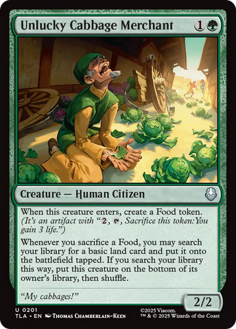 Unlucky Cabbage Merchant [Avatar: The Last Airbender]