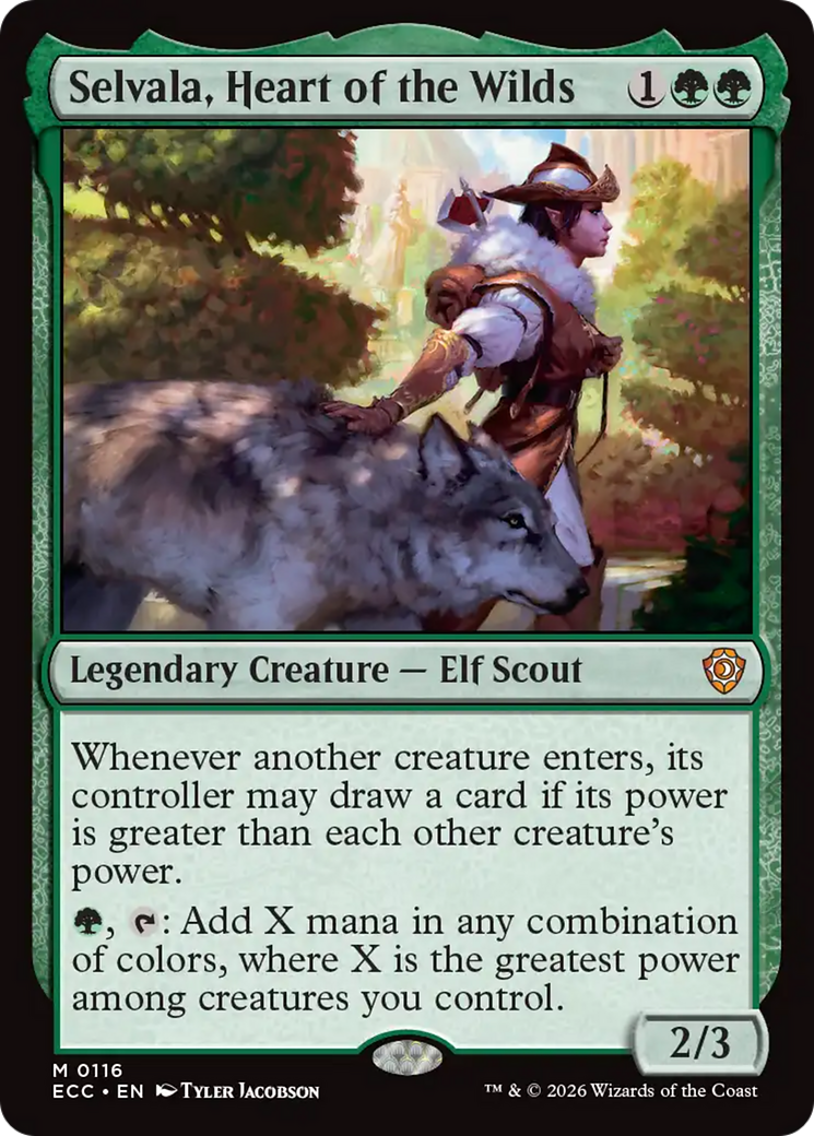 Selvala, Heart of the Wilds [Lorwyn Eclipsed Commander]