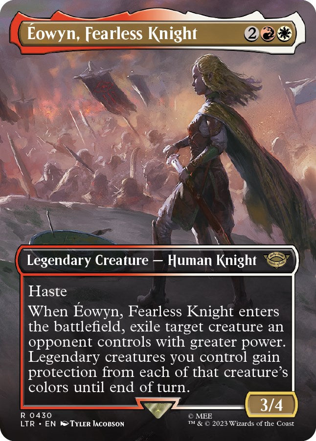Eowyn, Fearless Knight (Borderless Alternate Art) [The Lord of the Rin