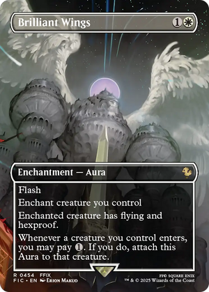 Brilliant Wings (Borderless) [FINAL FANTASY Commander]