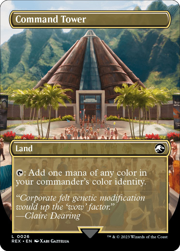 Command Tower // Command Tower (Borderless) [Jurassic World Collection