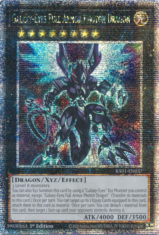 Galaxy-Eyes Full Armor Photon Dragon [RA01-EN037] Quarter Century Secr
