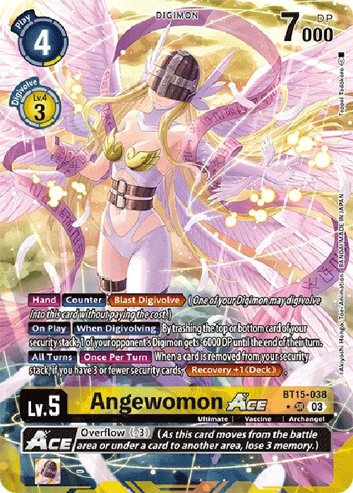 digimon ace cards EX6-028 Seraphimon ACE : Rare Digimon Card : EX06: Theme Booster Infernal Ascension