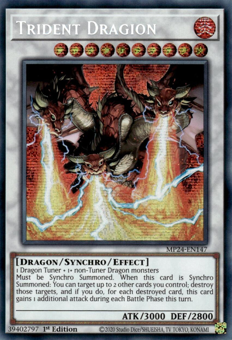 Trident Dragion [MP24-EN147] Prismatic Secret Rare