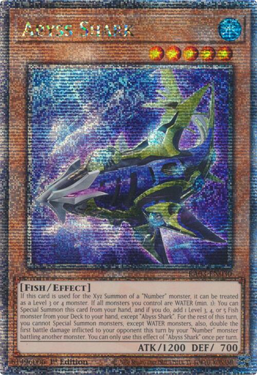 Abyss Shark (Quarter Century Secret Rare) [RA03-EN030] Quarter Century Secret Rare