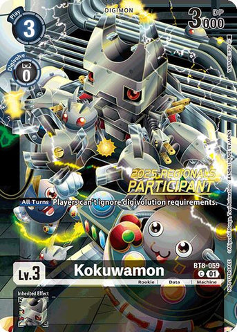 Kokuwamon [BT8-059] (2025 Regionals Participant) [New Awakening Promos]