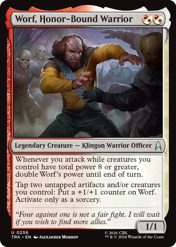 Worf, Honor-Bound Warrior [Star Trek]