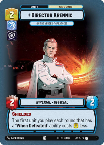 Director Krennic - On the Verge of Greatness (1) [Jump to Lightspeed: Weekly Play]
