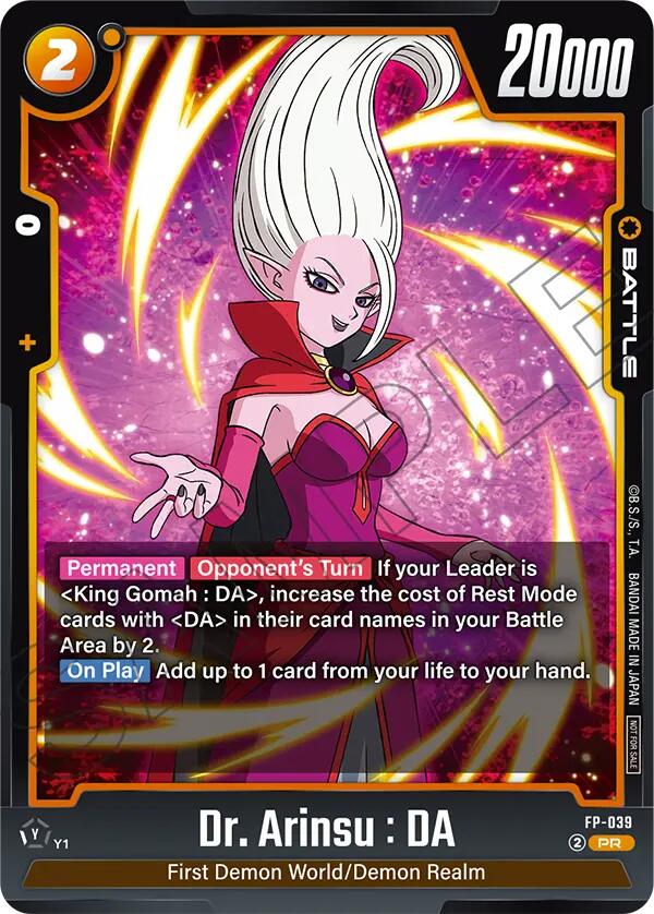 Dr. Arinsu : DA (FP-039) [Rivals Clash Release Event Cards]