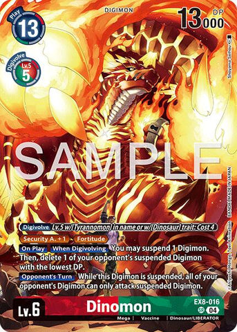 Dinomon [EX8-016] (Digimon Liberator Debuggers set) [Chain of Liberation]