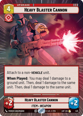 Heavy Blaster Cannon (435) (Hyperspace) (435) [Legends of the Force]