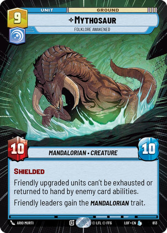 Mythosaur - Folklore Awakened (813) (Hyperspace Foil) (813) [Legends of the Force]