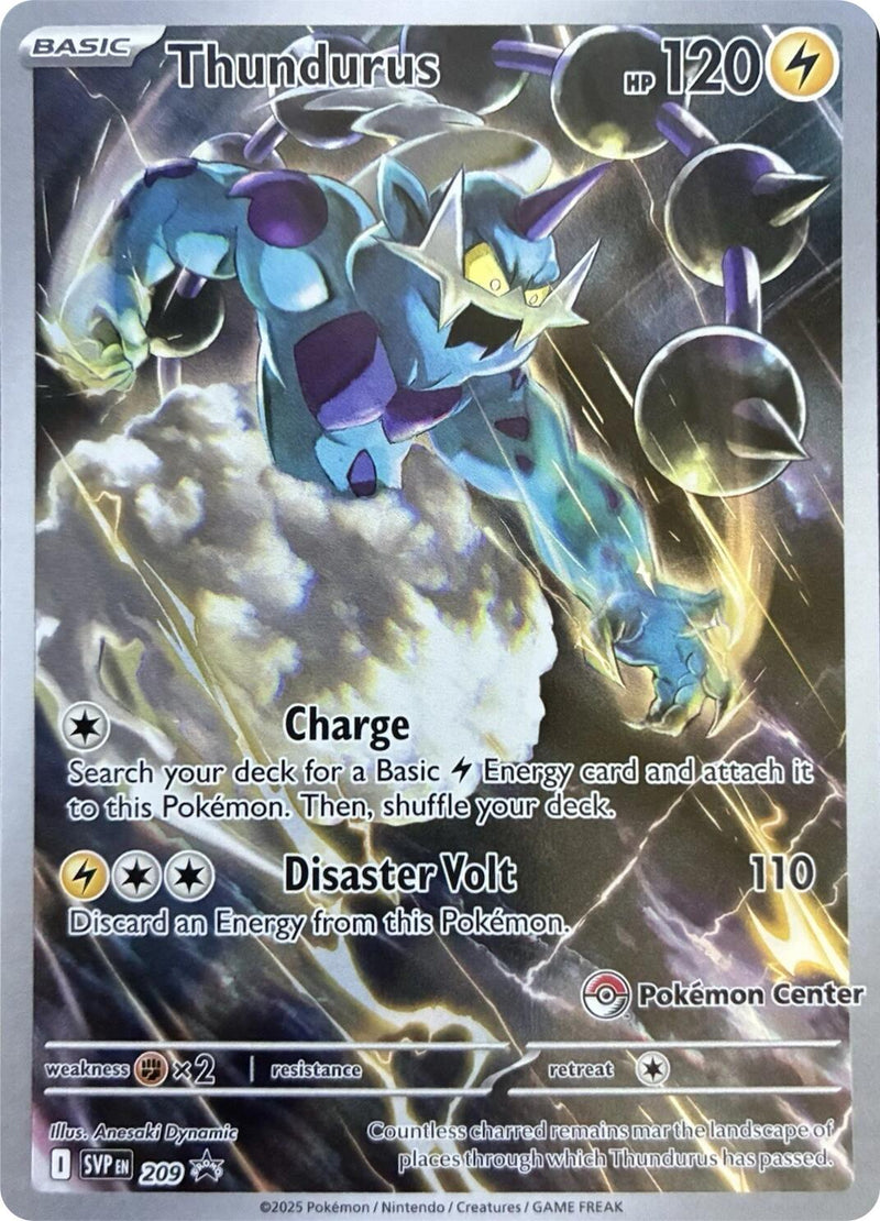Thundurus (209) (Pokemon Center Exclusive) [Scarlet & Violet: Black St
