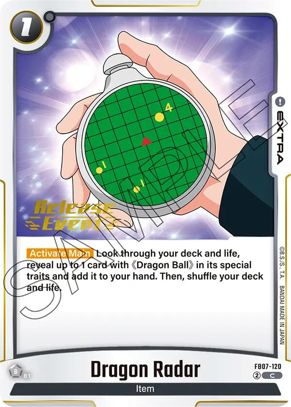 Dragon Radar [Wish For Shenron Release Event Cards]