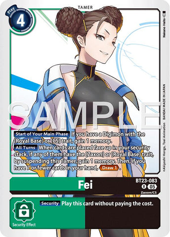 Fei [BT23-083] [Hackers' Slumber]