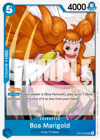 Boa Marigold [Carrying On His Will]