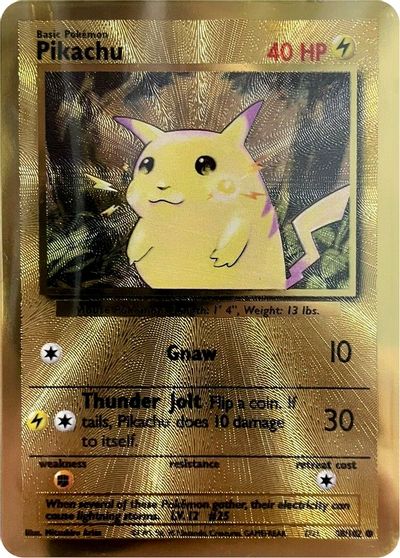 Pikachu (58/102) (Celebrations Metal Card) [Celebrations: 25th Anniver
