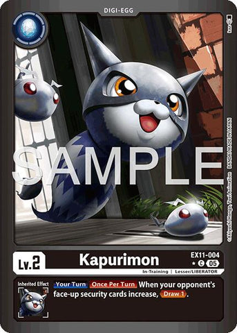 Kapurimon [EX11-004] (Limited Foil) [Dawn of Liberator]