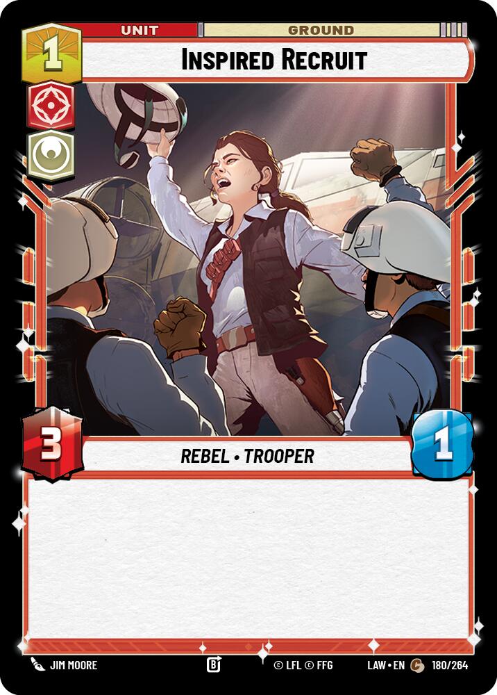 Inspired Recruit (180/264) (180/264) [A Lawless Time]