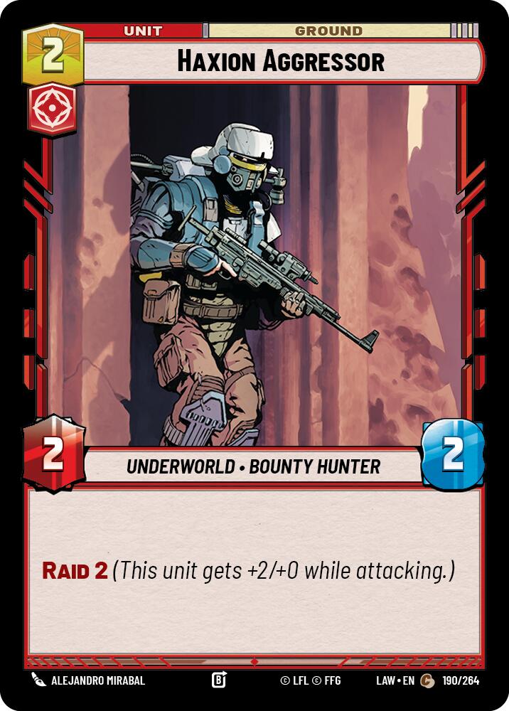 Haxion Aggressor (190/264) (190/264) [A Lawless Time]