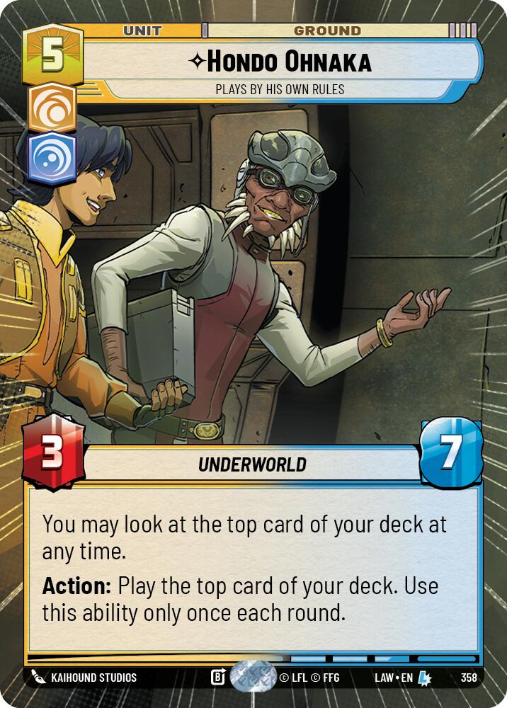 Hondo Ohnaka - Plays By His Own Rules (358) (Hyperspace) (358) [A Lawless Time]