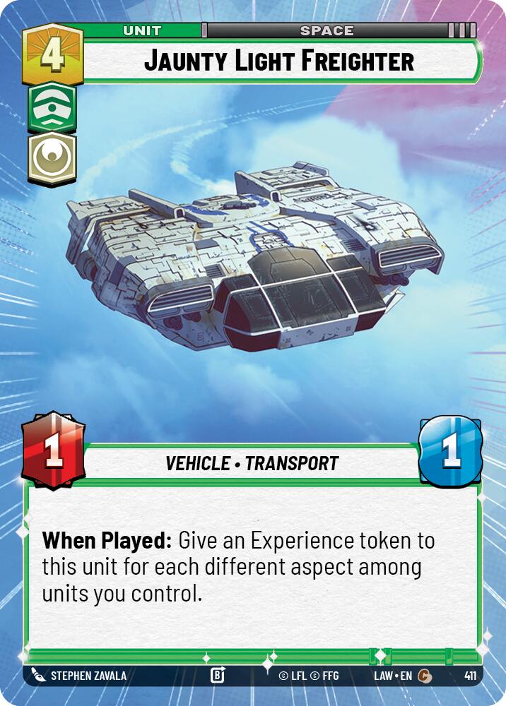 Jaunty Light Frieghter (411) (Hyperspace) (411) [A Lawless Time]