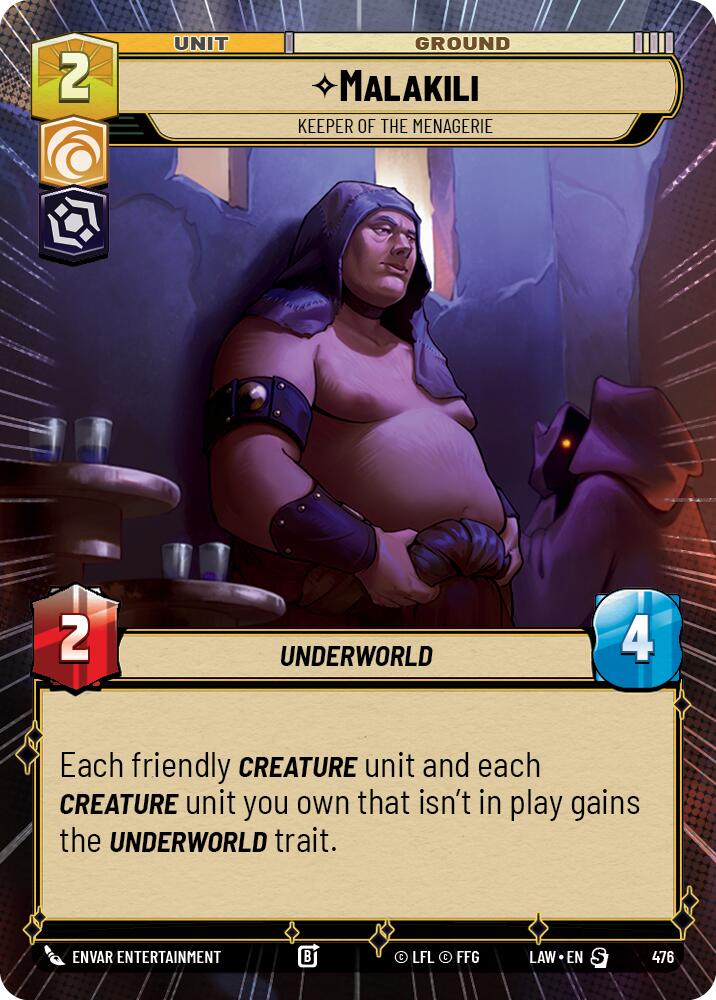 Malakili - Keeper of the Menagerie (476) (Hyperspace) (476) [A Lawless Time]