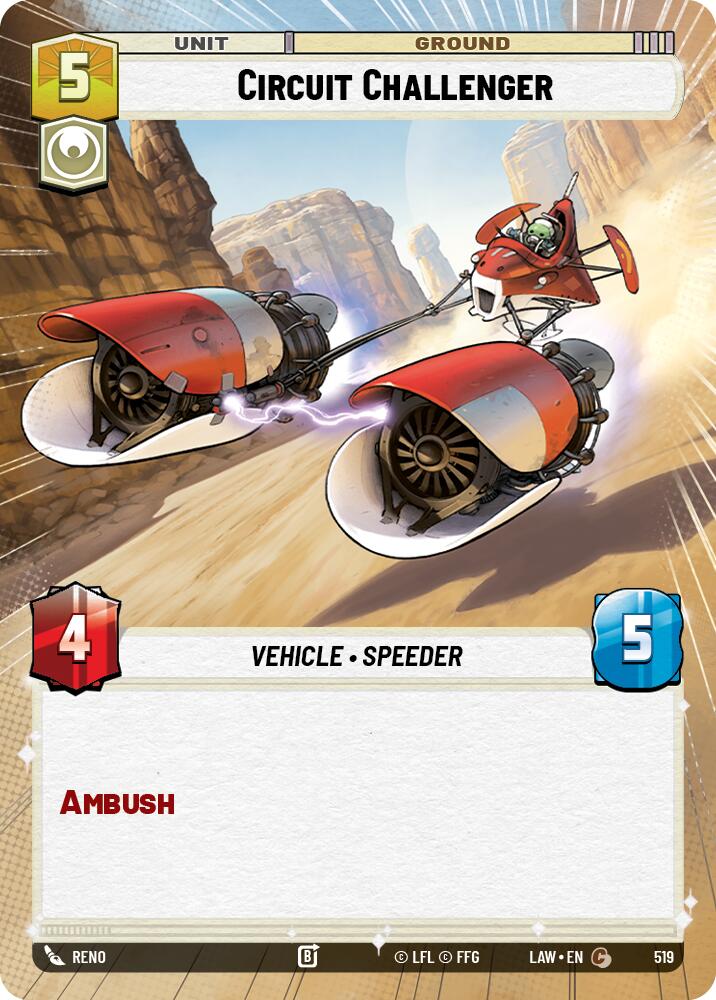 Circuit Challenger (519) (Hyperspace) (519) [A Lawless Time]