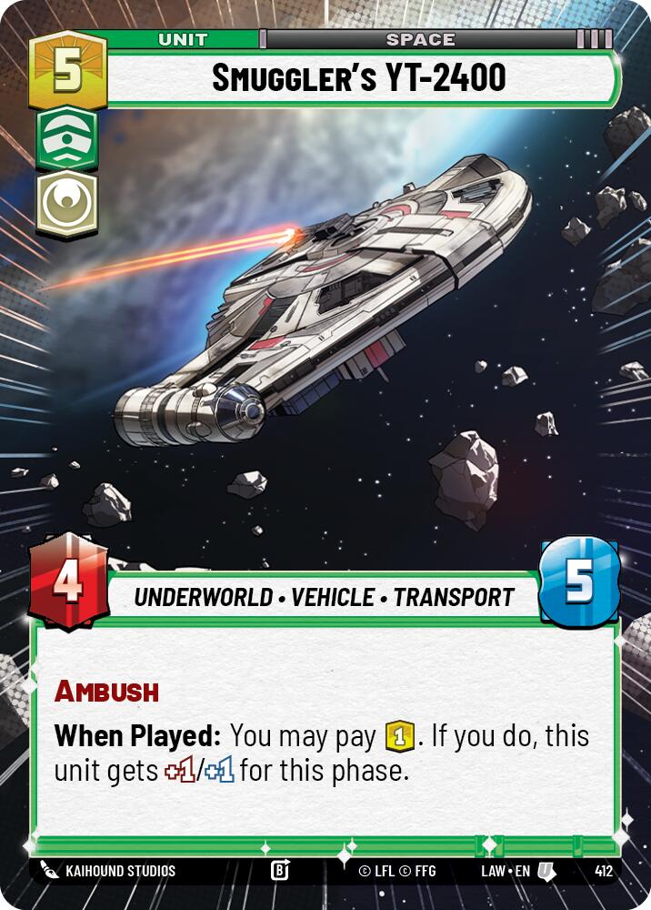 Smuggler's YT-2400 (412) (Hyperspace) (412) [A Lawless Time]