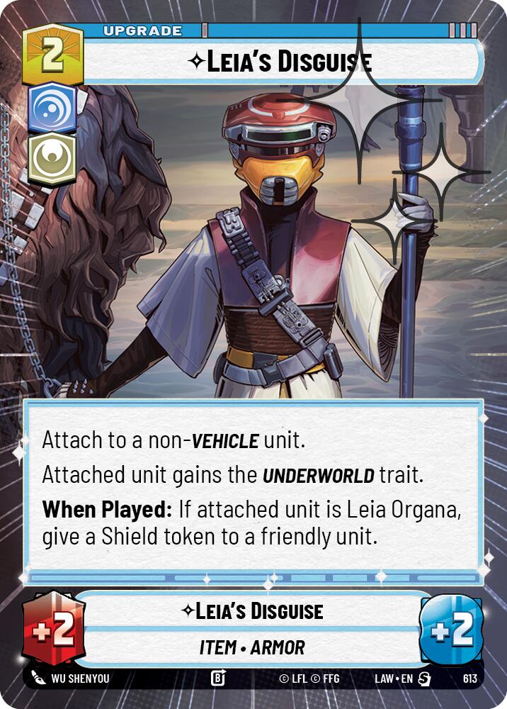 Leia's Disguise (375) (Hyperspace Foil) (375) [A Lawless Time]