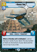 Rogue One - At Any Cost (383) (Hyperspace Foil) (383) [A Lawless Time]