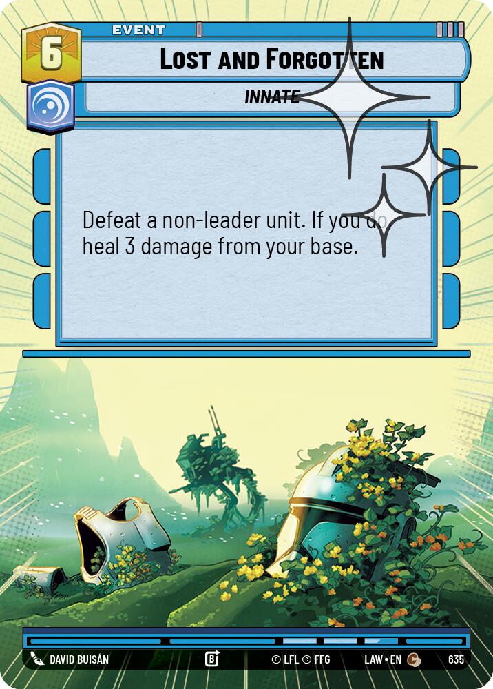 Lost and Forgotten (397) (Hyperspace Foil) (397) [A Lawless Time]