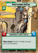 Profiteering Hunter (415) (Hyperspace Foil) (415) [A Lawless Time]