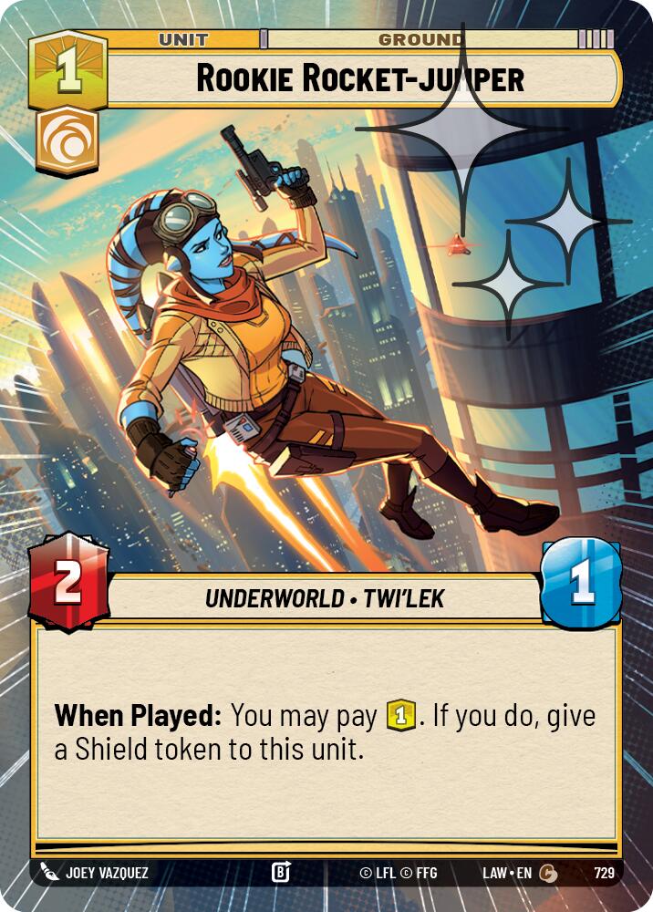 Rookie Rocket-Jumper (491) (Hyperspace Foil) (491) [A Lawless Time]