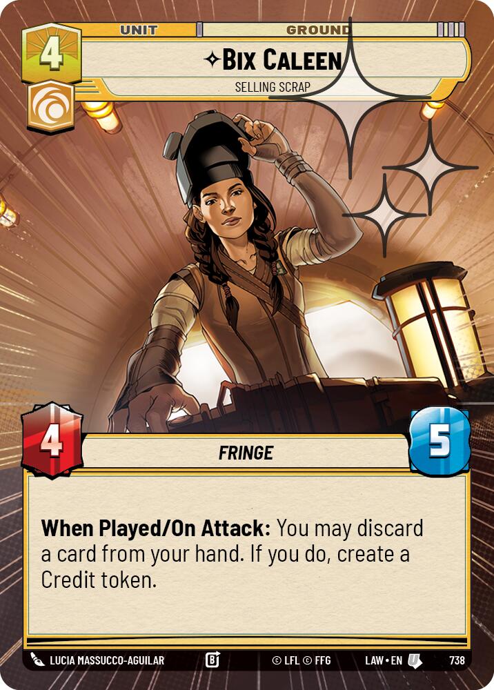 Bix Caleen - Selling Scrap (500) (Hyperspace Foil) (500) [A Lawless Time]