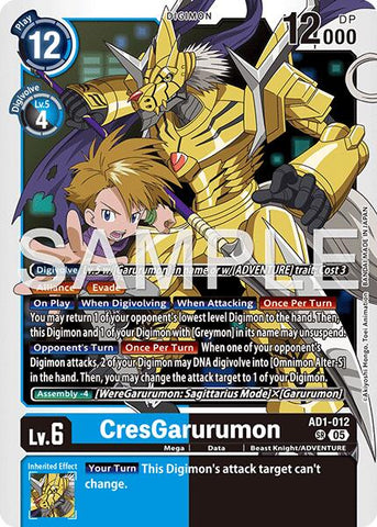 CresGarurumon [AD1-012] [Advanced Booster Digimon Generation]