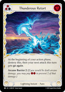 Thunderous Retort (Yellow) [OMN197] (Omens of the Third Age)  Rainbow Foil