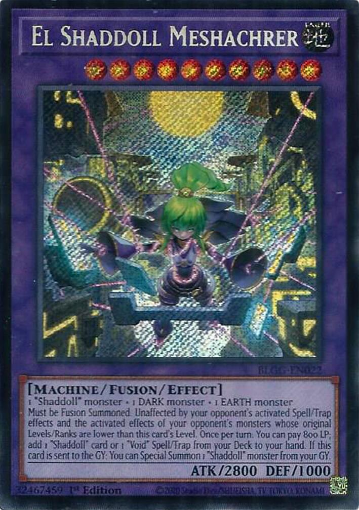 El Shaddoll Meshachrer [BLGG-EN022] Secret Rare
