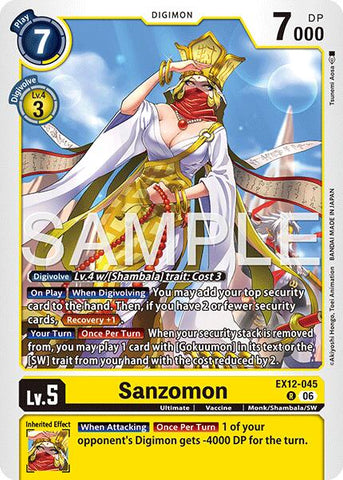 Sanzomon [EX12-045] [Digital World Shambala]