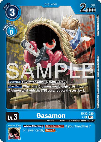 Gasamon [EX12-020] (Limited Foil) [Digital World Shambala]