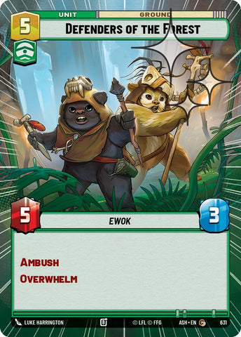 Defenders of the Forest (631) (Hyperspace Foil) (631) [Ashes of the Empire]