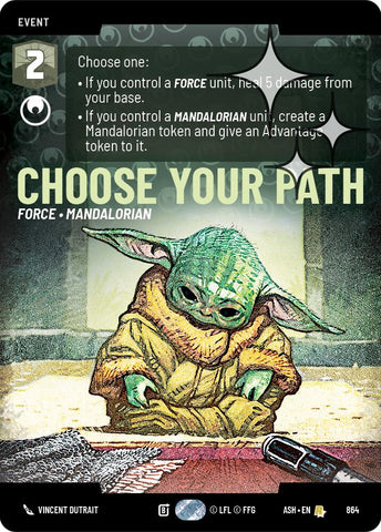Choose Your Path (864) (Prestige Foil) (864) [Ashes of the Empire]