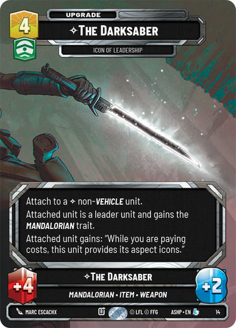 The Darksaber - Icon of Leadership (14) (14) [Ashes of the Empire Weekly Play Promos]