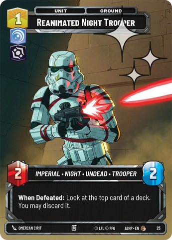 Reanimated Night Trooper (25) (Foil) (25) [Ashes of the Empire Weekly Play Promos]